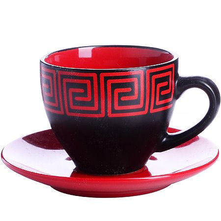 Чайная пара 4 предмета 220 мл керамика