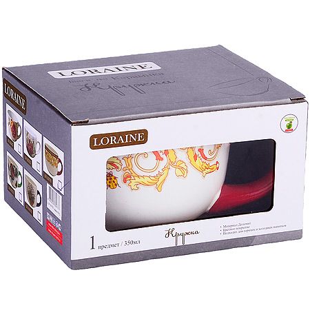 Кружка-супница 550 мл Романтика доломит 30776 LORAINE