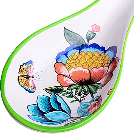 Подставка для ложки 22.3 см Летний Букет доломит 30788 LORAINE