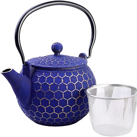 Чайник заварочный с крышкой с фильтром 1.15 л, 3 предмета, чугун MAYERBOCH 40534
