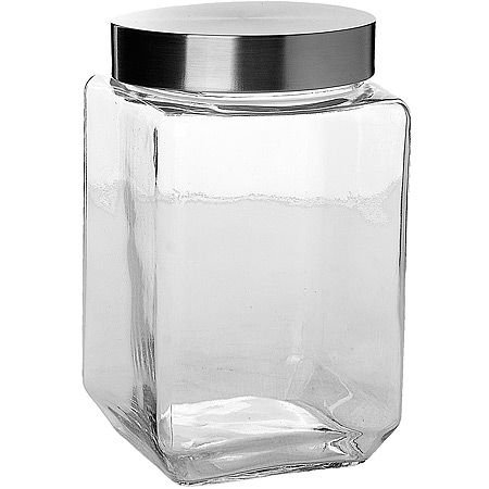 Банка 1.7 л для сыпучих продуктов, стекло/нержавеющая сталь MAYERBOCH 9-31028-2
