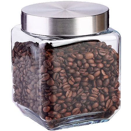 Банка 1.3 л для сыпучих продуктов, стекло/нержавеющая сталь MAYERBOCH 9-31028-3
