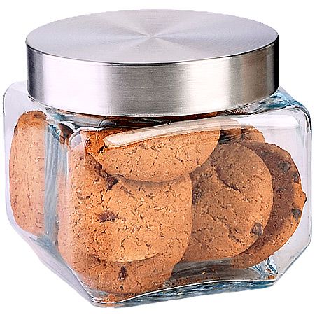 Банка 800 мл для сыпучих продуктов, стекло/нержавеющая сталь MAYERBOCH 9-31028-4
