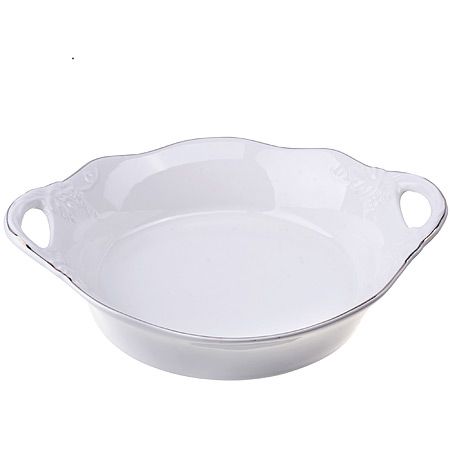 Блюдо сервировочное LORAINE 2 предмета цвет белый 