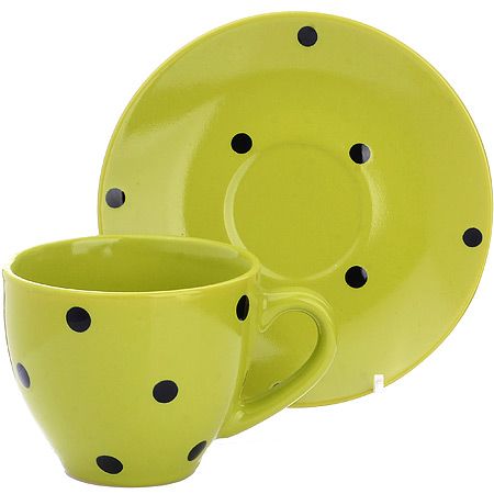 Чайный набор Loraine 12 предметов керамика Горох