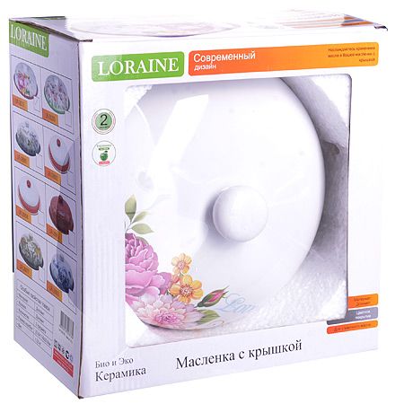 Блюдо для блинов 23.8 см Букет 26235 LORAINE