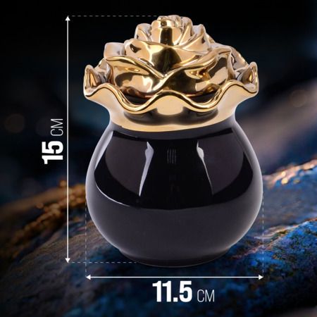 Баночка для сладостей Роза 650 мл фарфор LORAINE 12074
