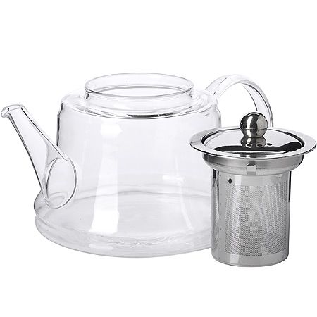 Заварочный чайник 850 мл стеклянный 3 предмета 077 LORAINE