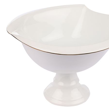 Фруктовница на ножке 24x23 см фарфор LORAINE 90023-149S