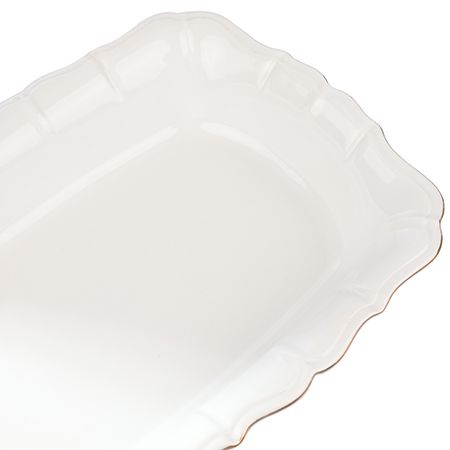 Блюдо сервировочное для подачи 33.5x22.5 см фарфор LORAINE 90045-401L
