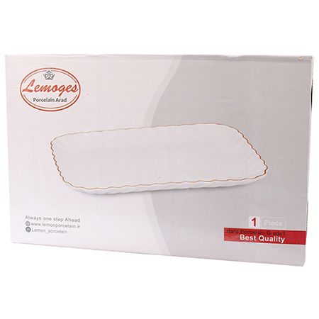 Блюдо сервировочное для подачи 41x26 см фарфор LORAINE 90055-507L