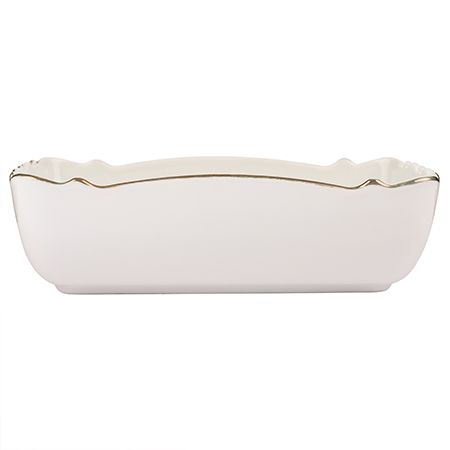 Блюдо сервировочное для подачи 15x9 см фарфор LORAINE 90067-328-8