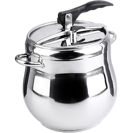 Скороварка круглая 12 л, нержавеющая сталь Home Perfect 80491
