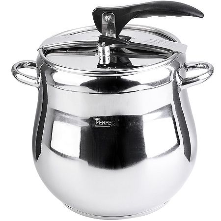 Скороварка круглая 12 л, нержавеющая сталь Home Perfect 80491
