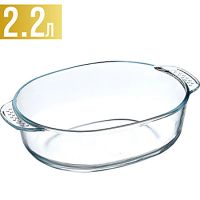 Форма для выпечки высокая 2.2 л, 28.5х20х8.5 см стекло LORAINE 28691