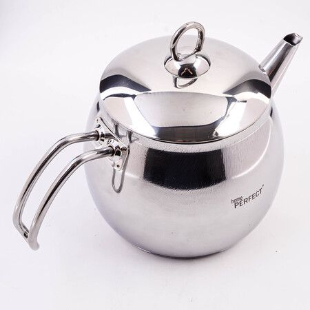 Чайник металлический 1 л Home Perfect Kure, нержавеющая сталь 800-303
