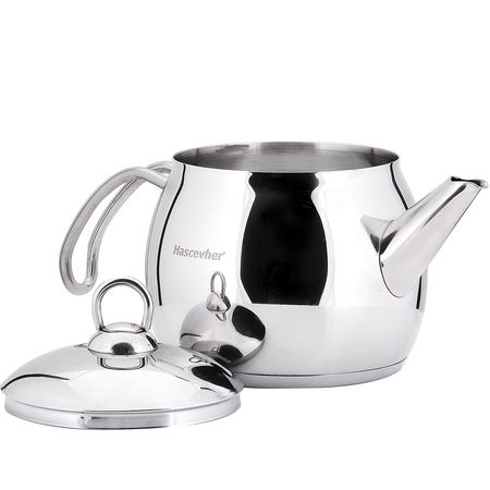 Чайник металлический 1 л Hascevher Cigdem, нержавеющая сталь 800-304
