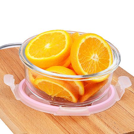 Контейнер-жаровня 630 мл стекло/пластик