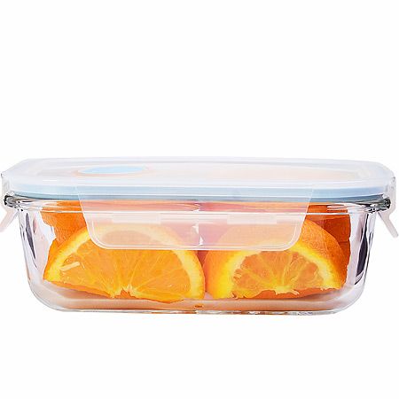 Контейнер-жаровня 640 мл стекло/пластик