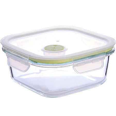 Контейнер-жаровня 800 мл стекло/пластик