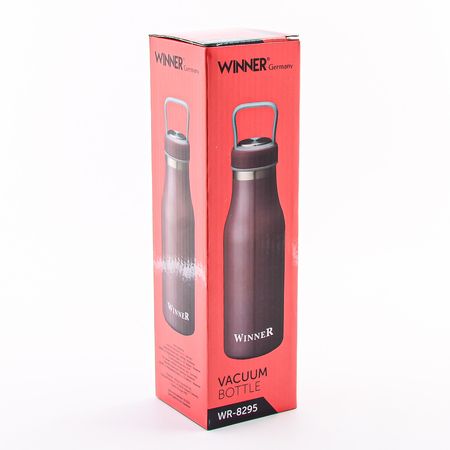 Термобутылка темно-розовая 510 мл, нержавеющая сталь 8295-1