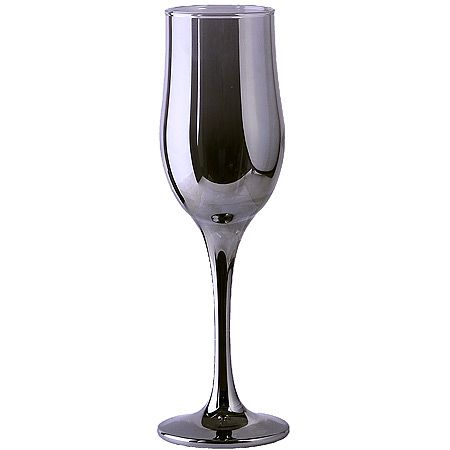 Набор из 6 бокалов для шампанского Сияющий графит 200 мл GR160-06