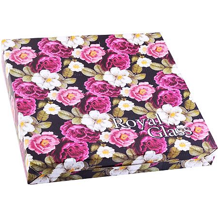 Этажерка 2 уровня стеклянная, круглая, белый/золотой