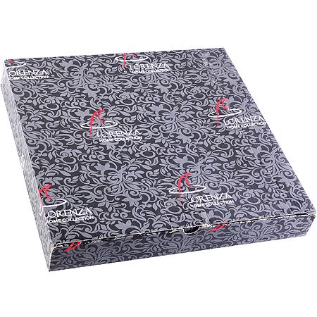 Этажерка 3 уровня стеклянная, квадрат, белый/золотой