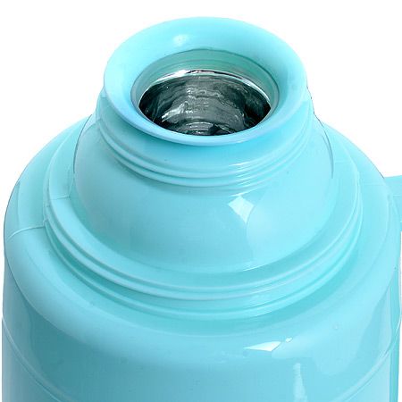 Термос 1,8л пластик стеклянная колба голубой Mayer&Boch