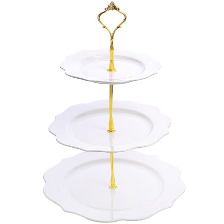 Конфетница 3х ярусная 18-23-26,5 см фарфор LORAINE