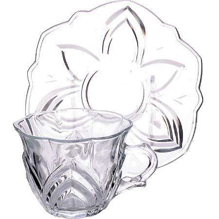 Набор кружек с блюдцем 6 преметов