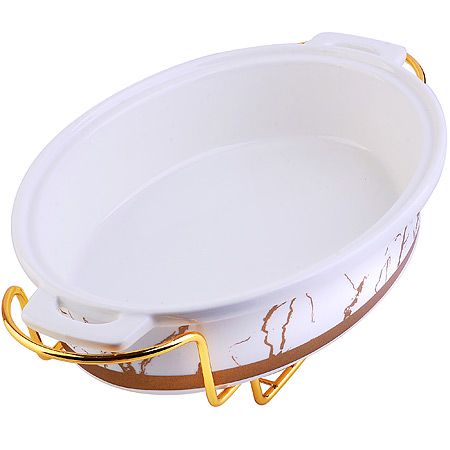 Мармит 2.8 л на 2 свечи с крышкой на подставке LORAINE