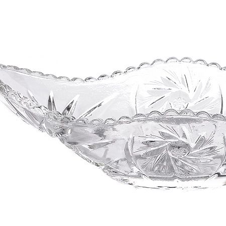 Блюдо-лодочка, стекло 24х10,3х7,3 см