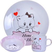 Набор детский 3 предмета 'Котёнок' 30549 LORAINE