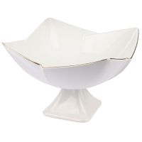 Фруктовница на ножке 25.5x25.5 см фарфор LORAINE 90003-250