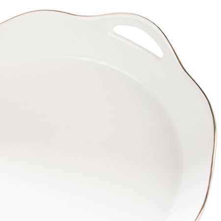 Блюдо сервировочное для подачи 25x24 см фарфор LORAINE 90015-134S