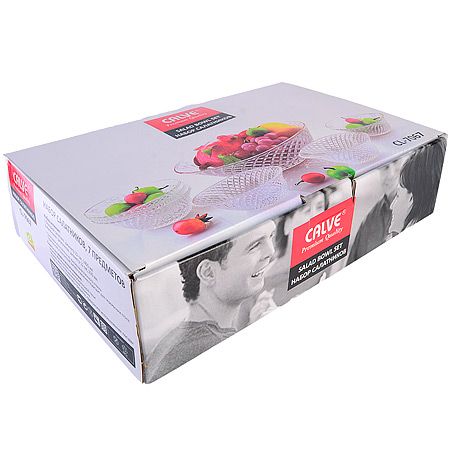 Набор из 7 салатников, стекло CL-7067 CALVE