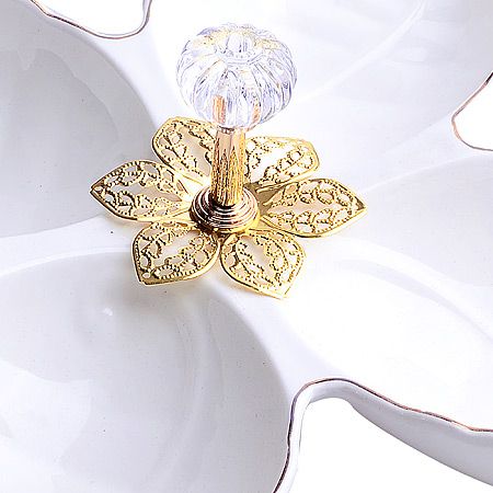 Менажница фарфор 4 секции 25,5х25,5х5 см LORAINE