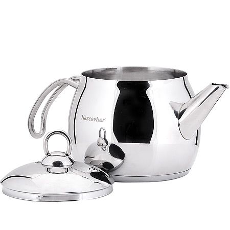 Чайник из нержавеющей стали 1л ТУРЦИЯ 80470 Hascevher