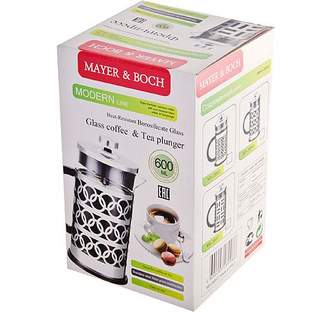 Френч-пресс из нержавеющей стали 600 мл Mayer&Boch 