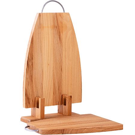 Комплект из 2-х досок бук с металлической ручкой Хозяюшка