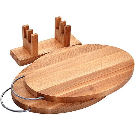 Комплект из 2-х досок, овальное среднее с металлической ручкой 30-93