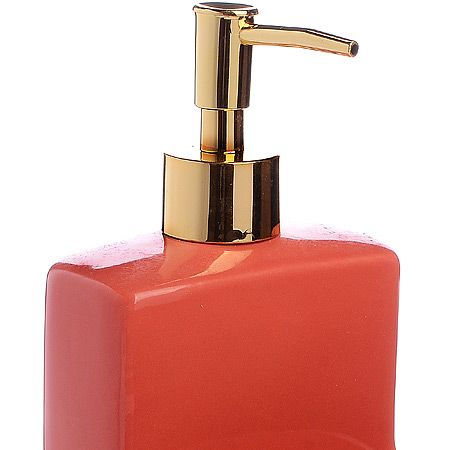 Дозатор для моющих средств с подставкой для губки 380мл Mayer&Boch КРАСНЫЙ