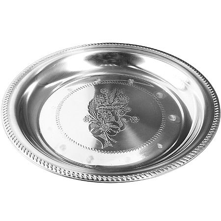 Поднос Mayer&Boch в форме круга 40 см из нержавеющей стали