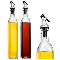 Бутылка для масла 500 мл, нержавеющая сталь/стекло/пластик 31014 LORAINE