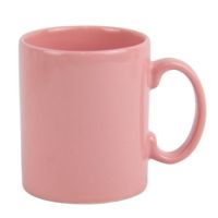 Кружка керамическая 320 мл цилиндр, цвет розовый KPST10-PK