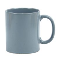 Кружка керамическая 320 мл цилиндр, цвет серый KPST10-GY