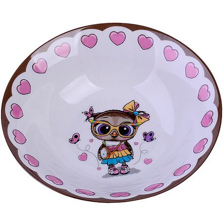 Детский набор посуды, 3 предмета, Совенок 60410 LORAINE