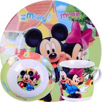 Детский набор посуды, 3 предмета, Микки Маус 60415 LORAINE