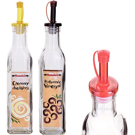 Бутылка для масла 280 мл 2 предмета, цвет в ассортименте
